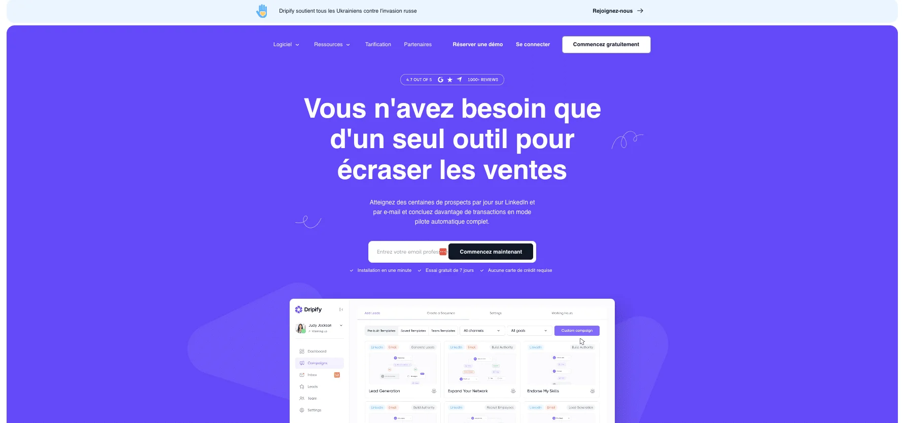 Skylead alternatives : Dripify