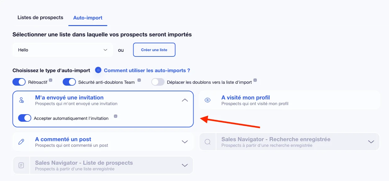scraper des profils LinkedIn invitation LinkedIn