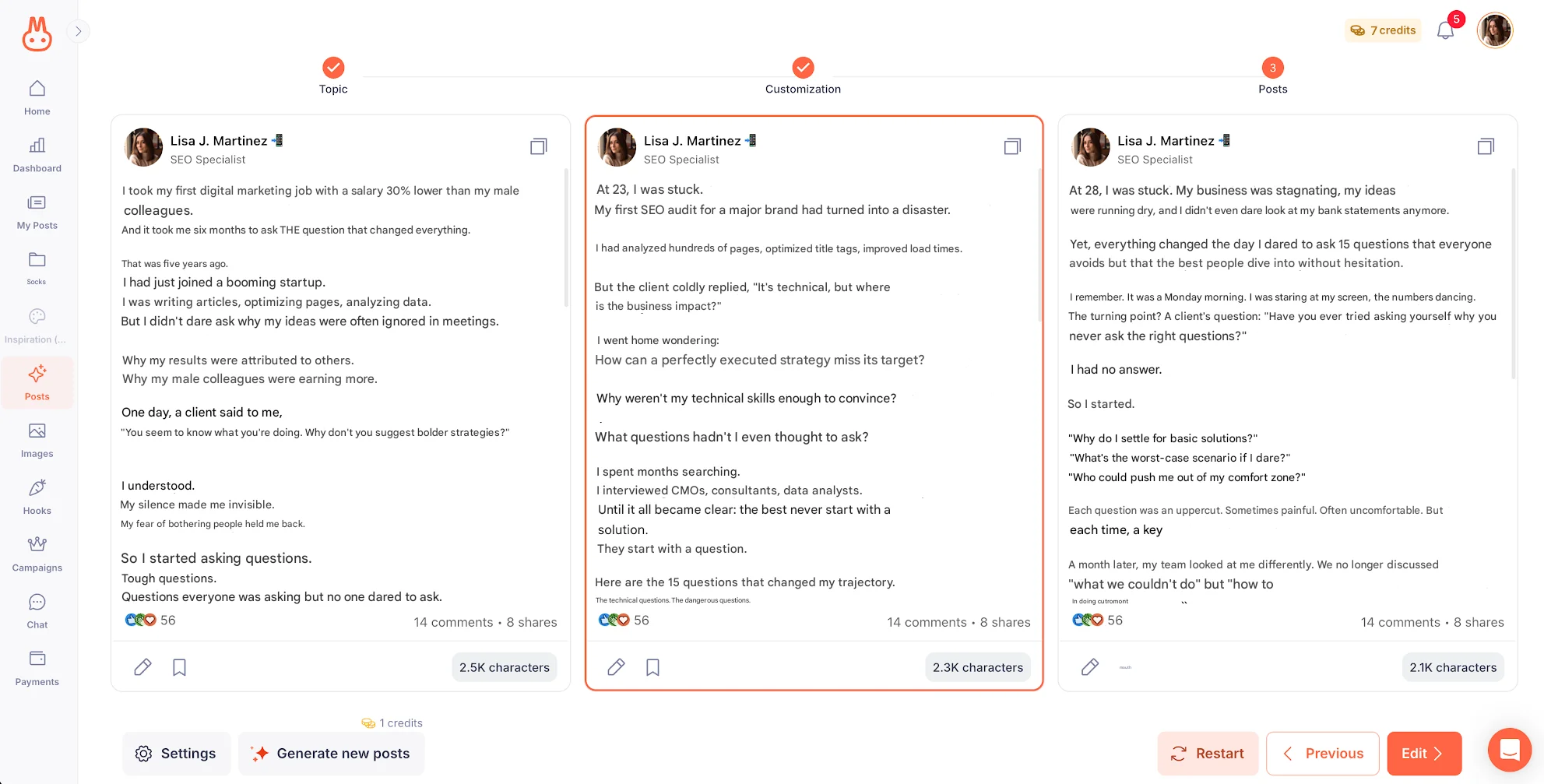 Free LinkedIn tool - Kawaak