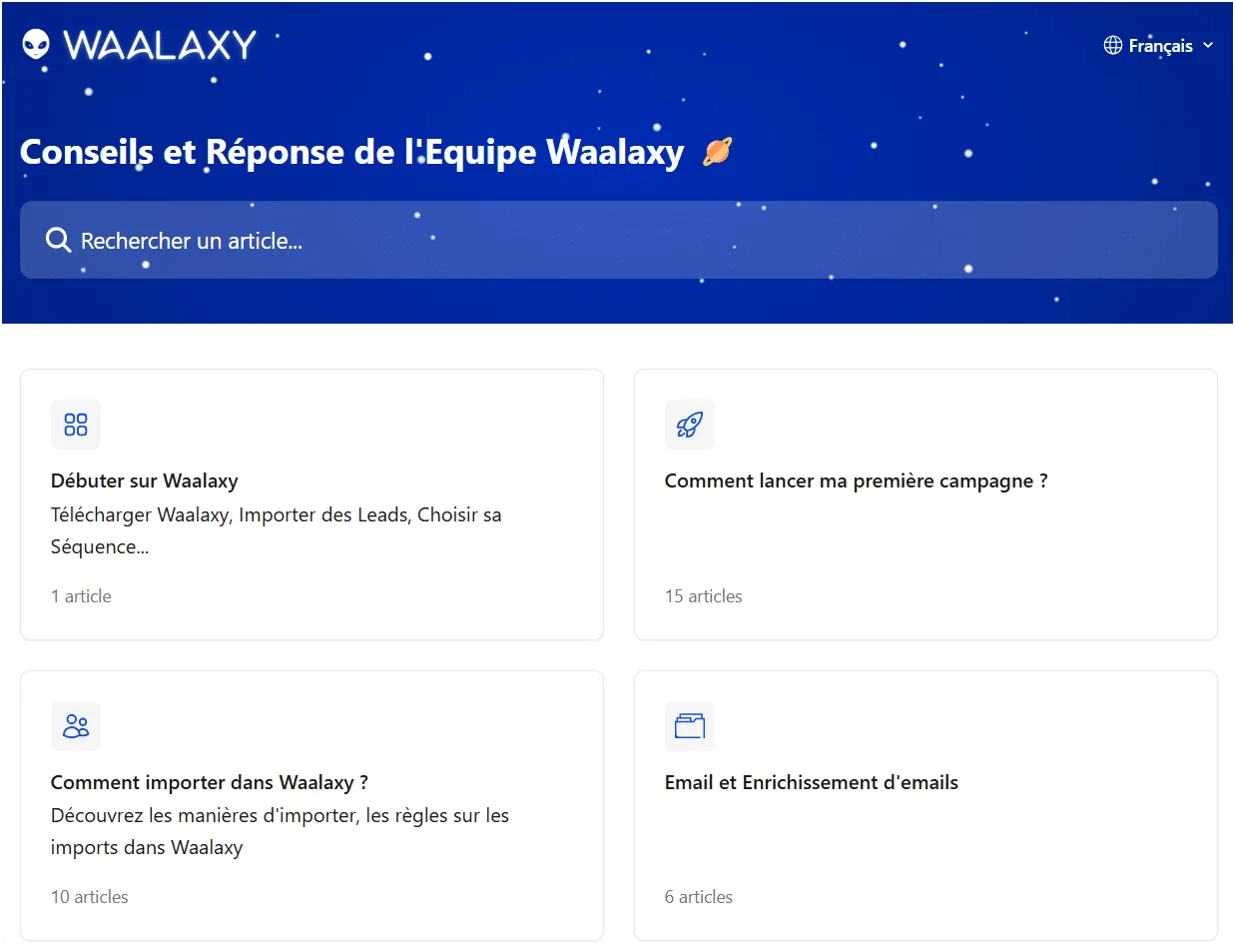 Help Center Waalaxy