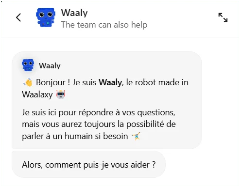 contact chat Waalaxy