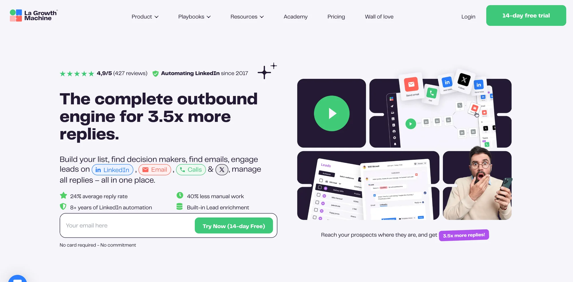La Growth Machine alternative salesflow