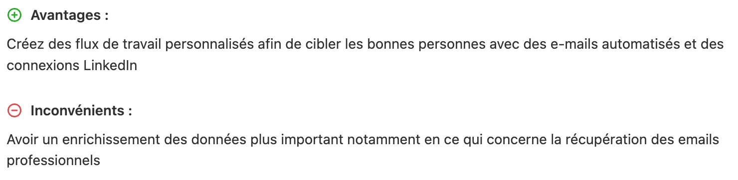 Dripify alternative outil LGM avis clients