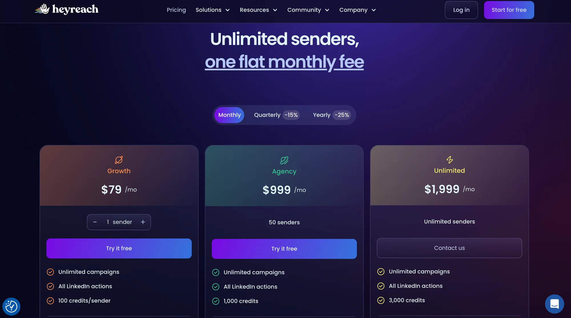 HeyReach price