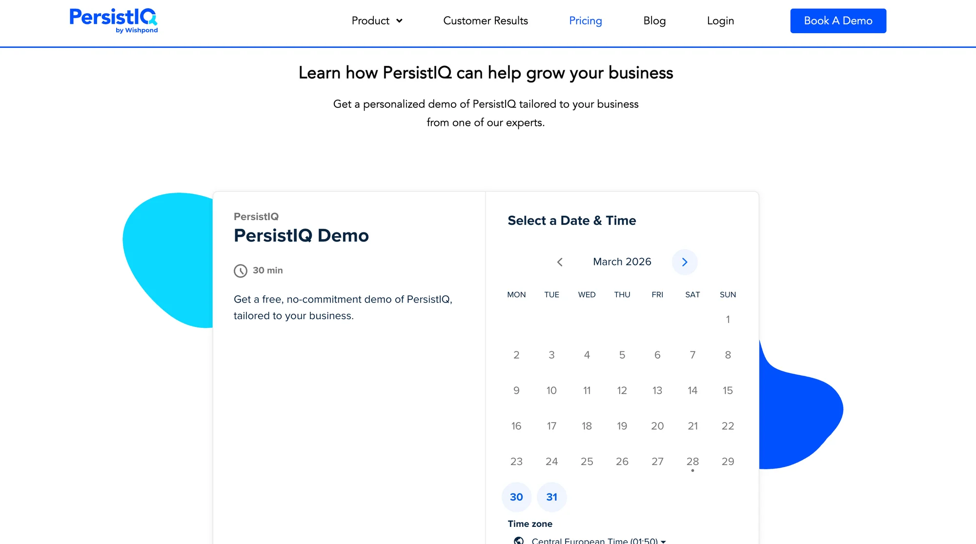 pricing PersistIQ