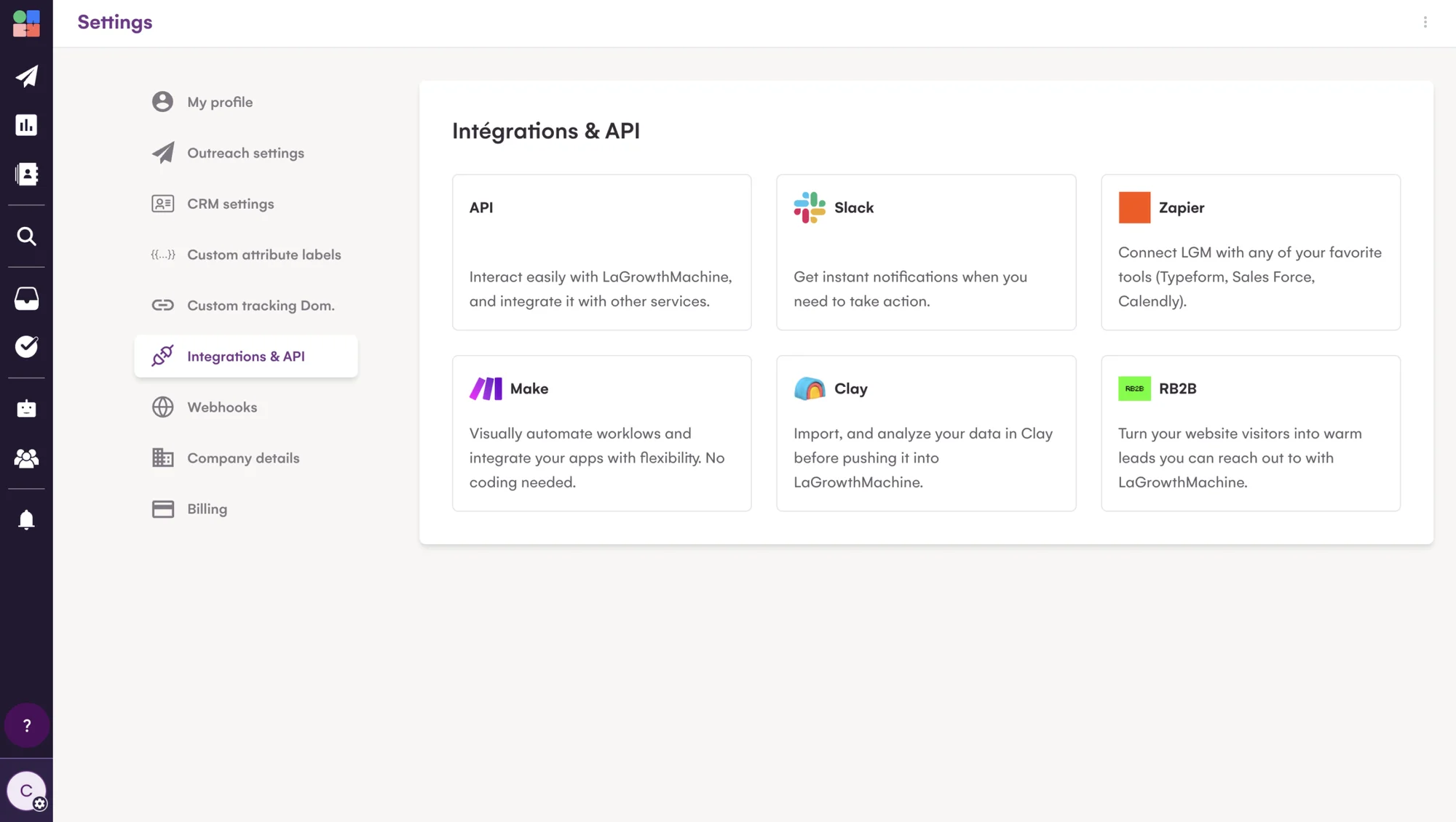 Integration La growth machine