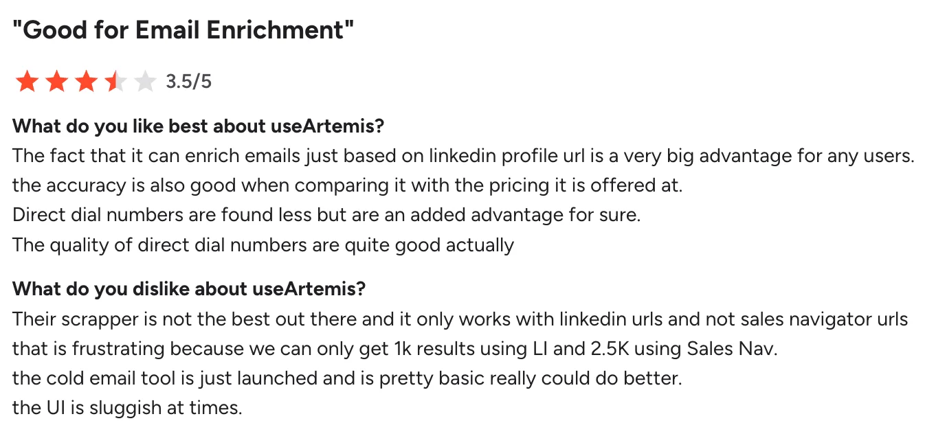 UseArtรฉmis customer reviews