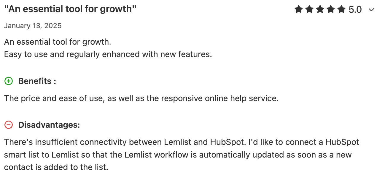 Lemlist alternative reviews
