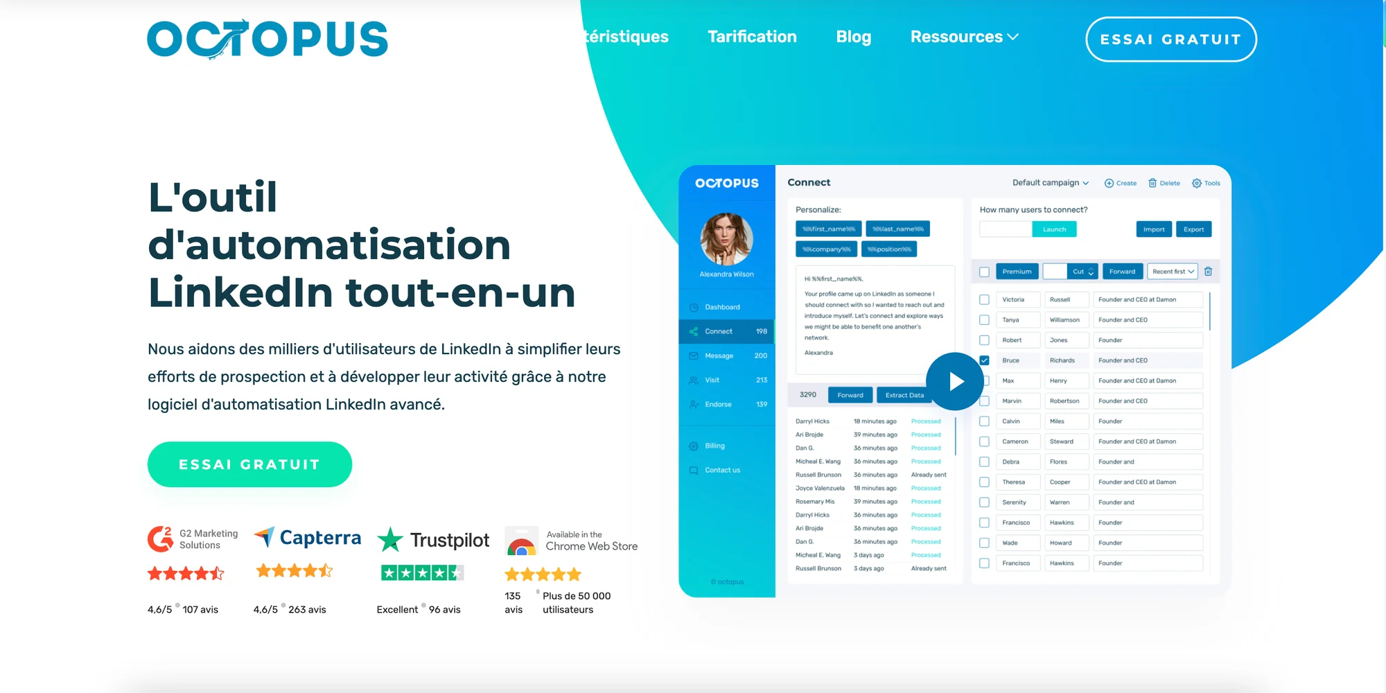 Octopus crm alternative à dux soup