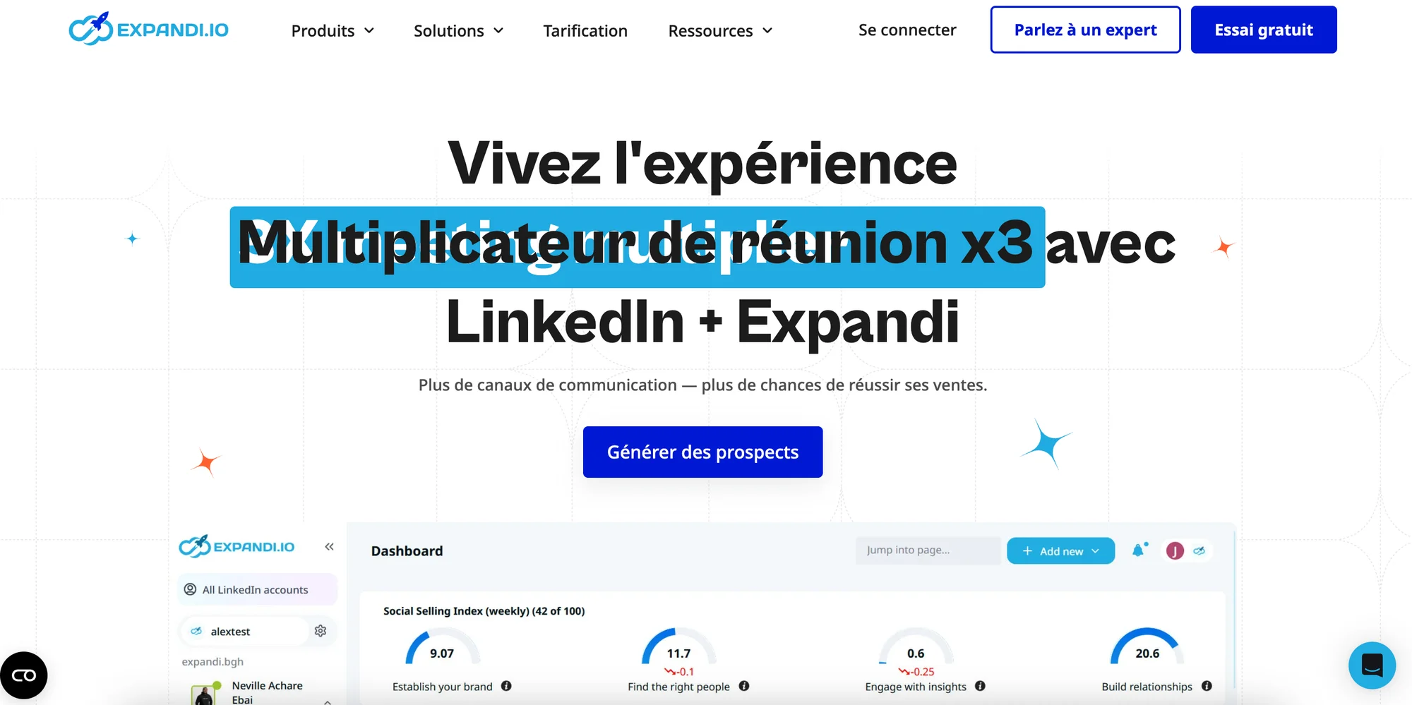 Expandi io alternative à dux soup