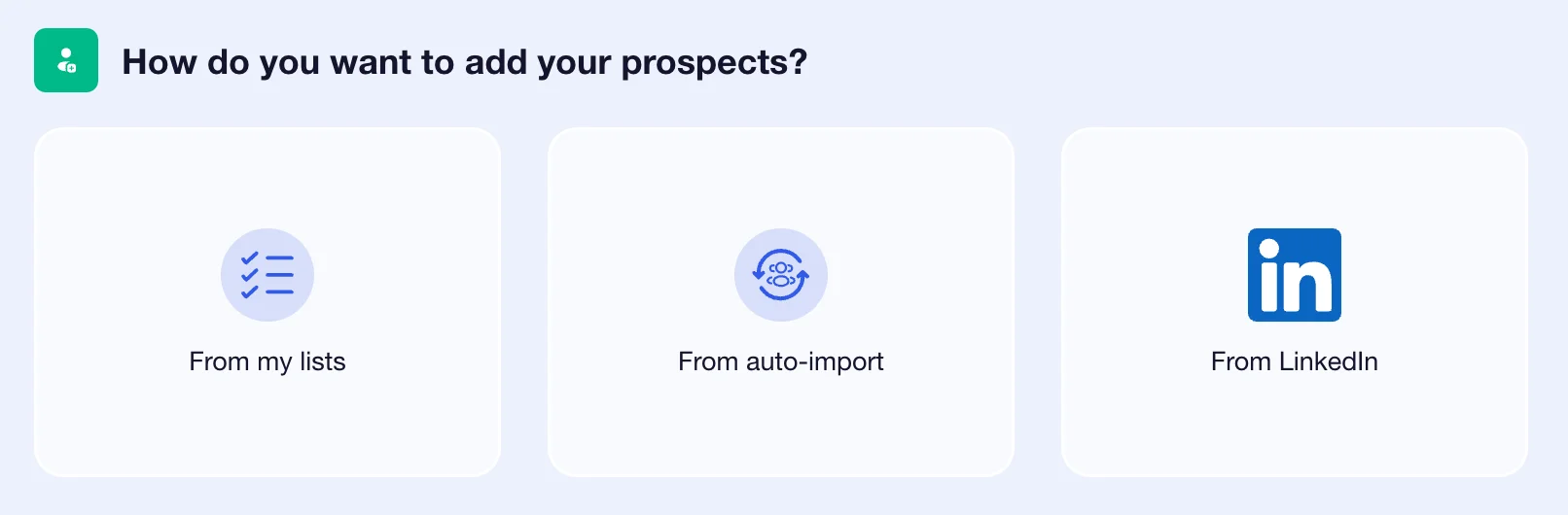 Add leads with Waalaxy