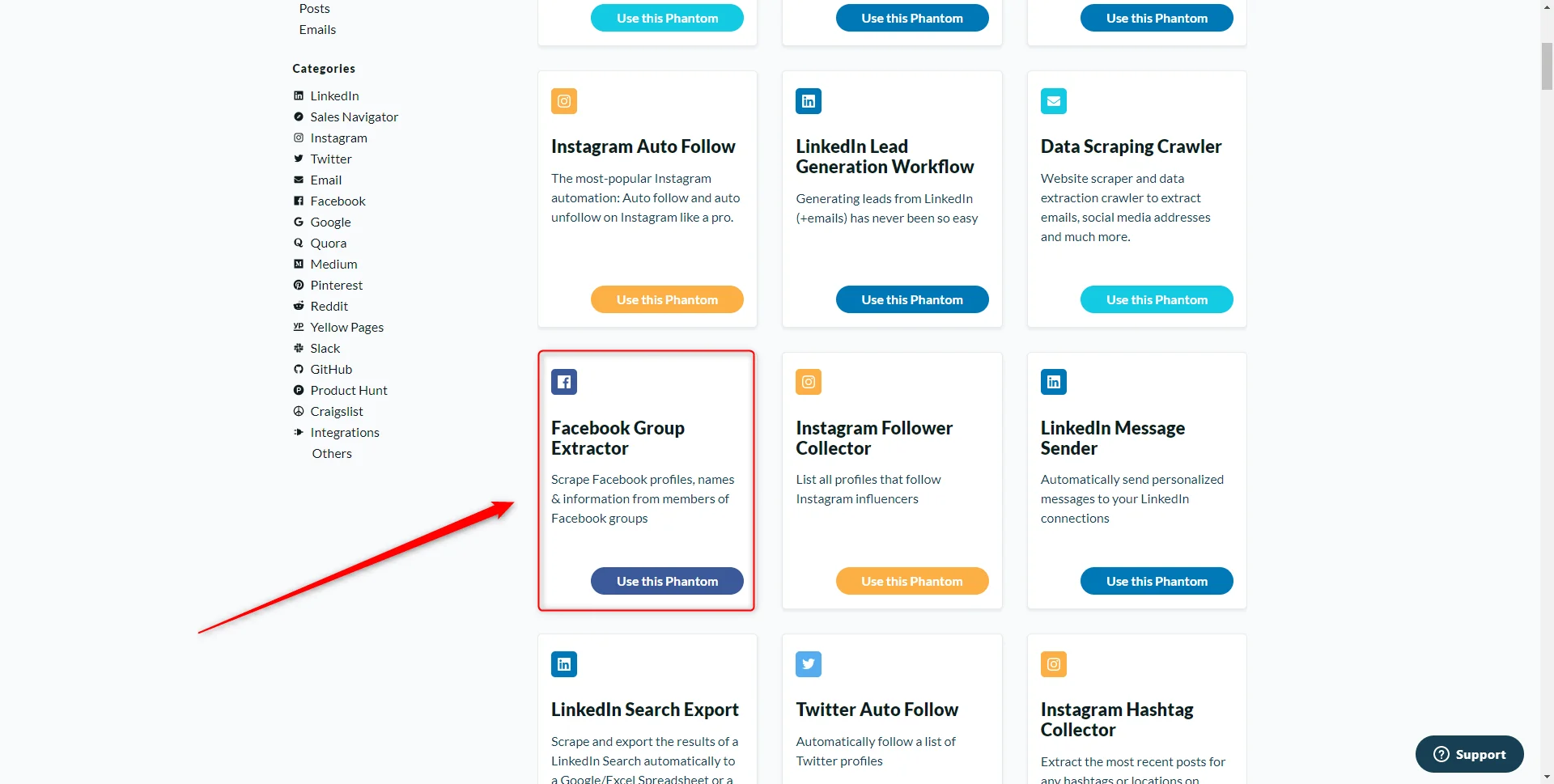 Facebook Group Extractor
