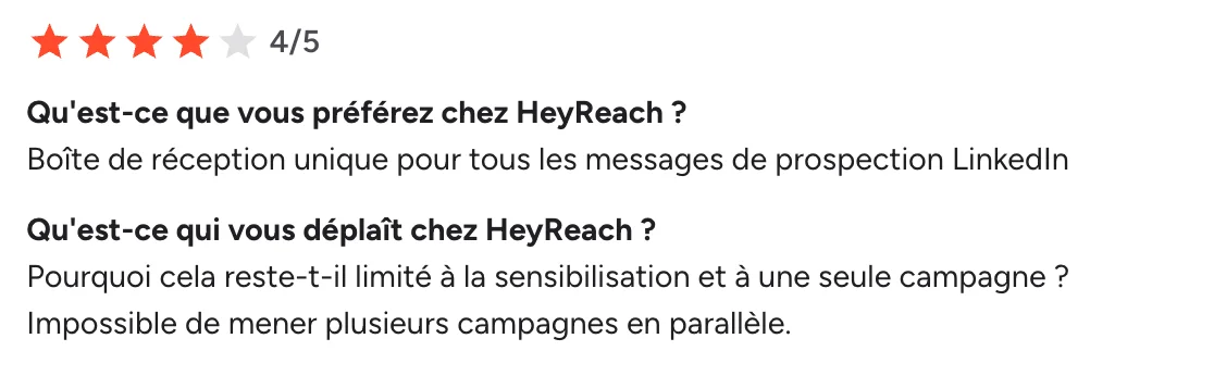 Heyreach avis client