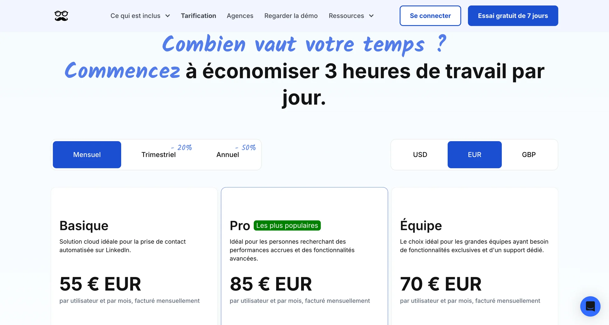 Quel est le prix de meet alfred ?