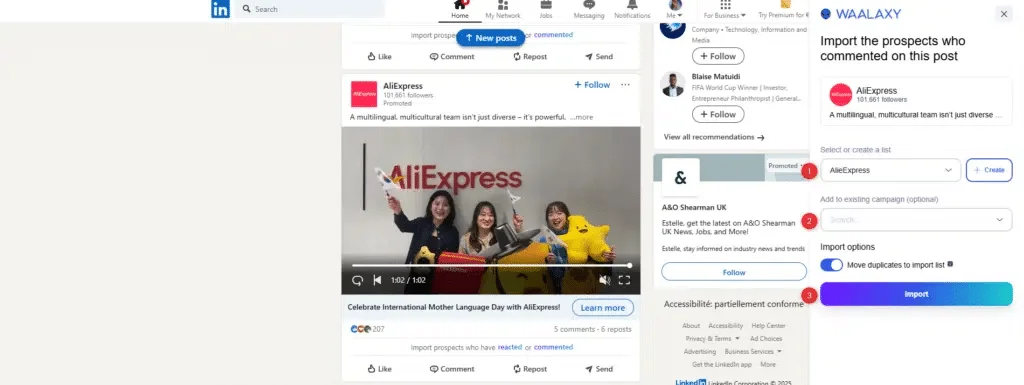 Campagne AliExpress Journée langue maternelle
