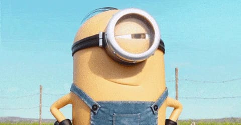 Minion personnage jaune sourire