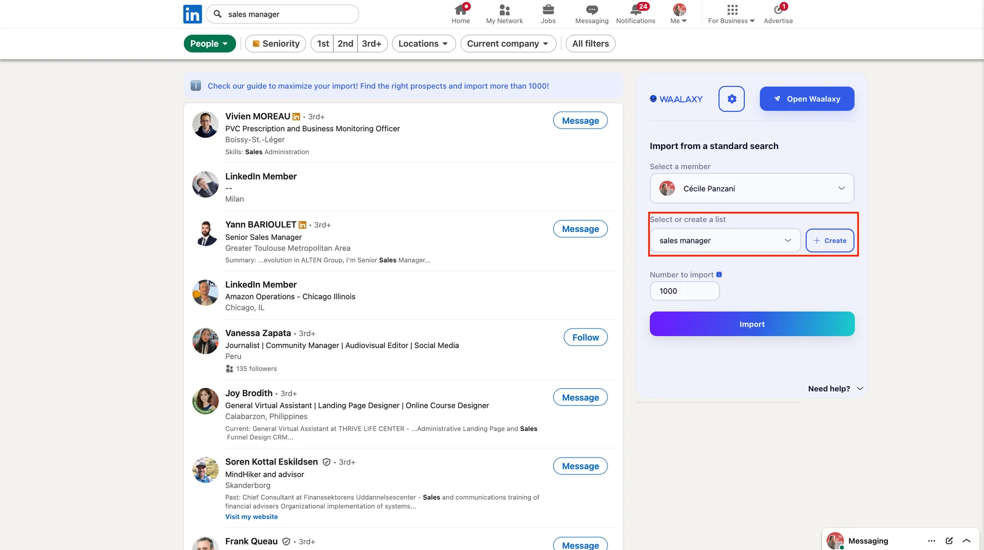 scraping linkedin list Scrape LinkedIn Data