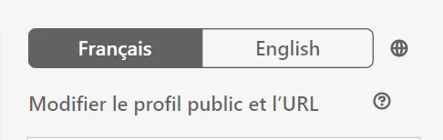 Paramètres profil public URL Waalaxy