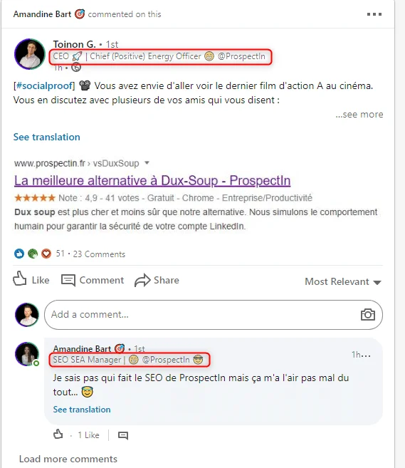 Un titolo chiaro, un messaggio conciso