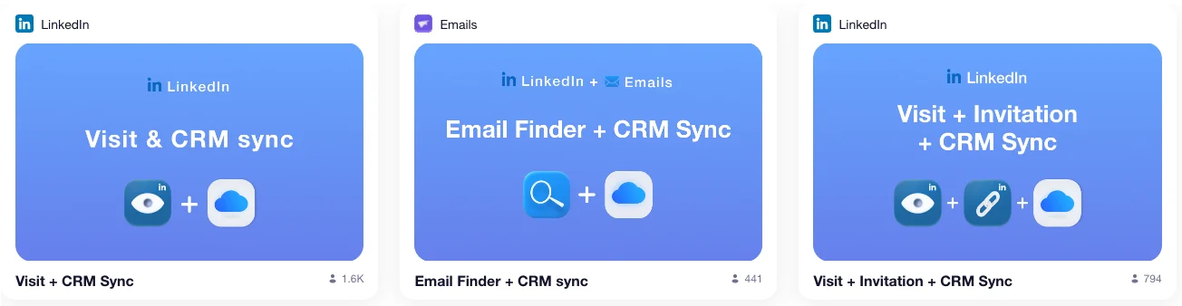campagne Waalaxy synchro CRM