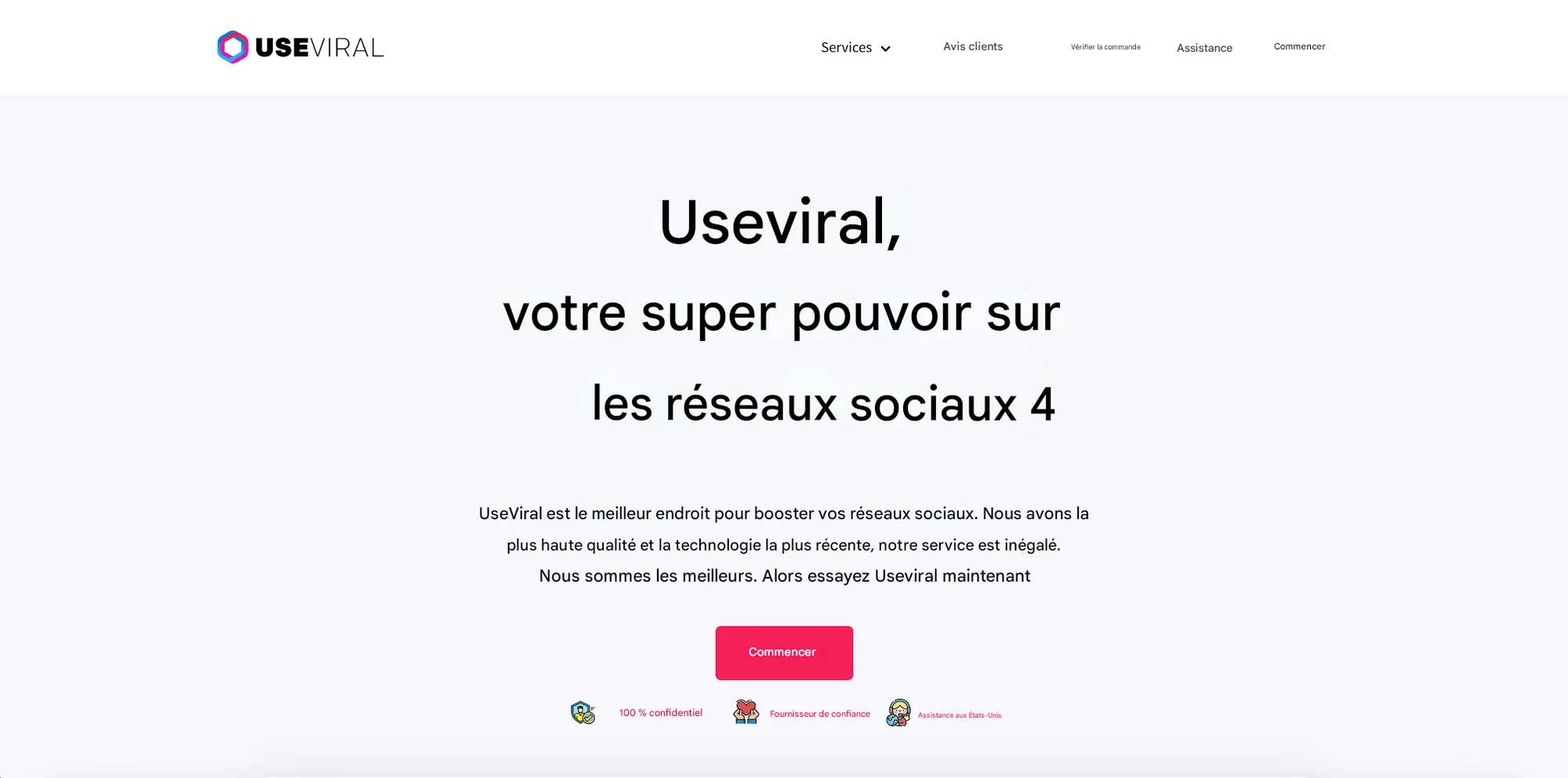 Bot LinkedIn : UseViral - Achat d'engagement LinkedIn