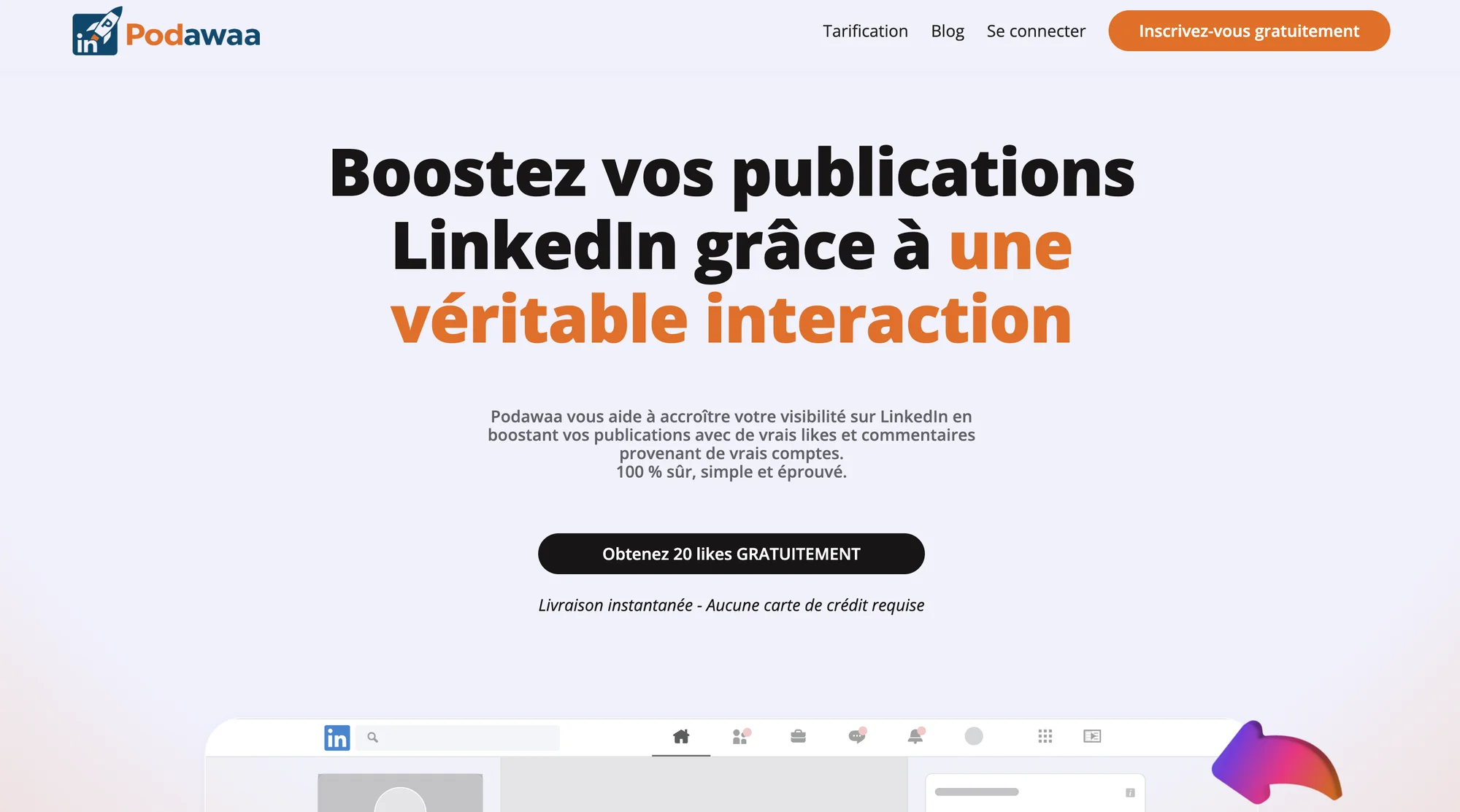 Podawaa pour Automate LinkedIn comments