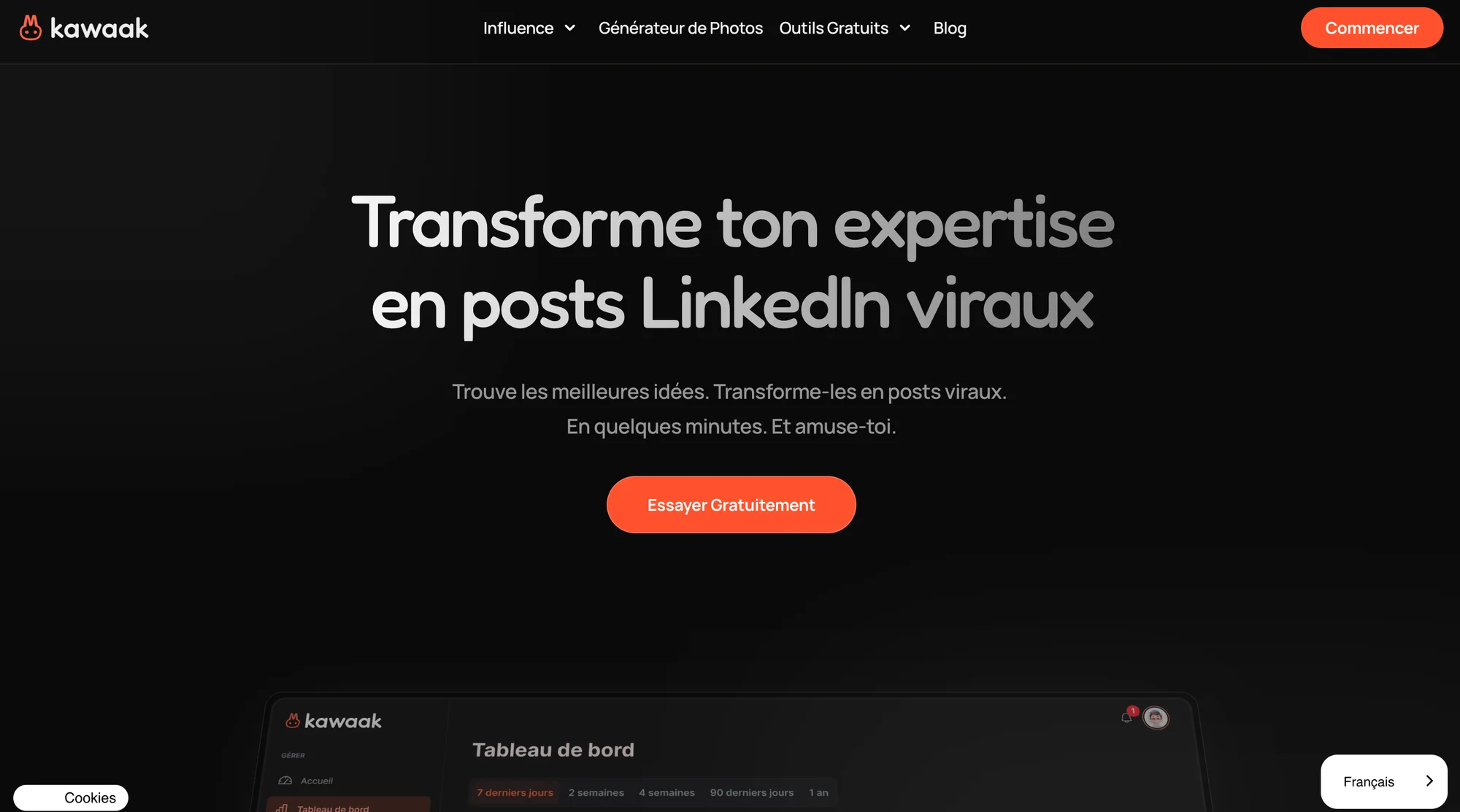 Kawaak l'outil pour Automate LinkedIn comments