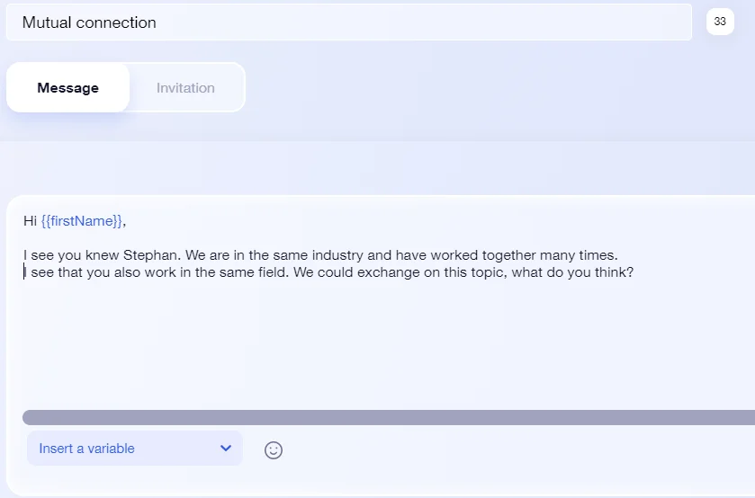 mutual-linkedin-connection-message-template