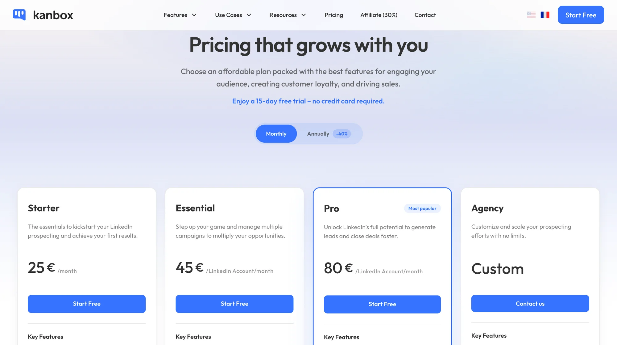 Kanbox pricing