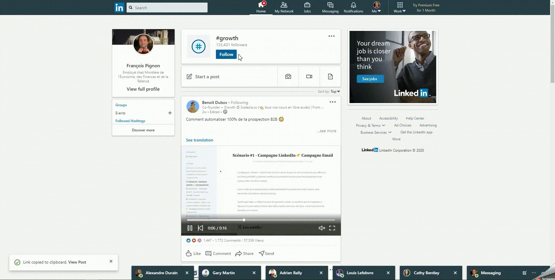 personalized LinkedIn messages