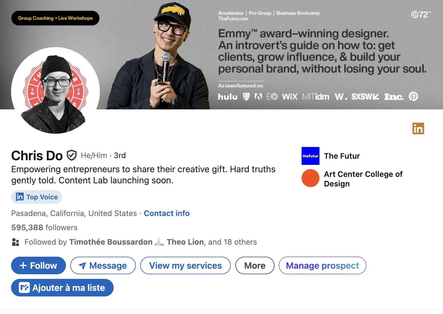 Linkedin Prospecting - Optimizing your LinkedIn profile