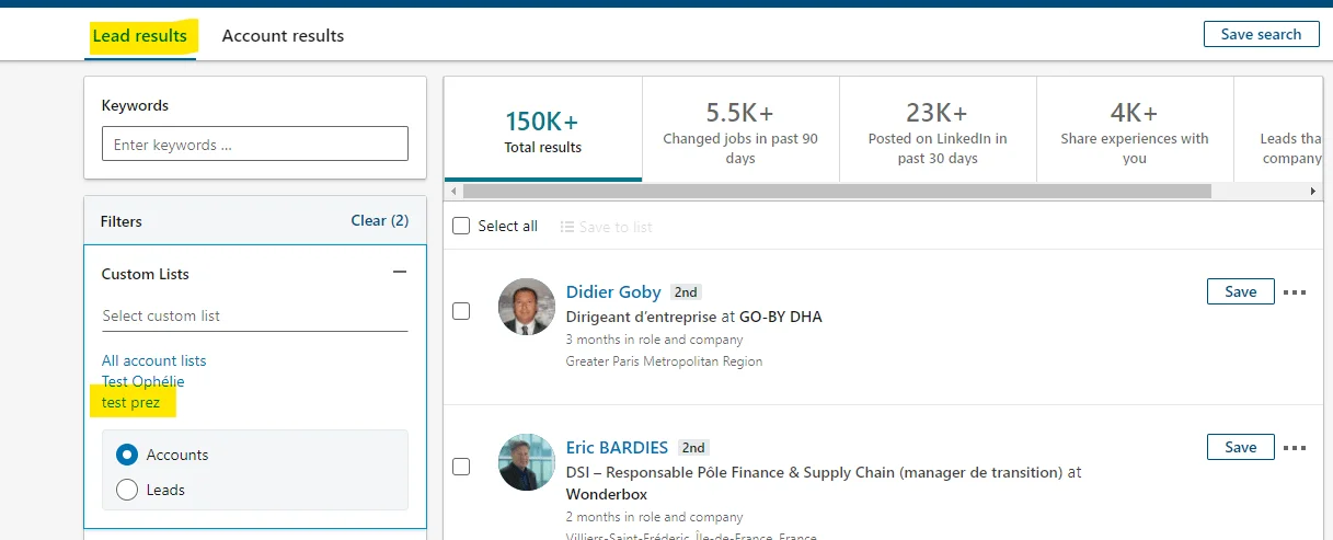 linkedin targeting growth hack prospectin