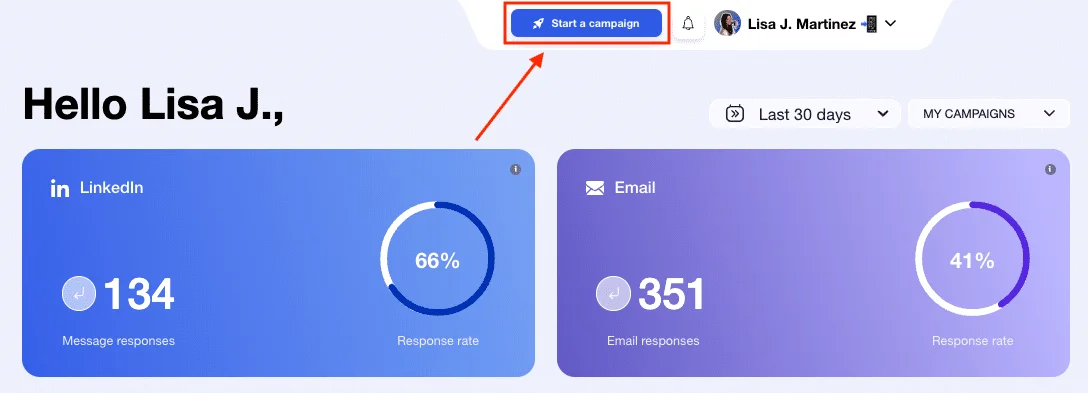 Automatisierung der Personalbeschaffung mit Waalaxy: Starten Sie eine Kampagne