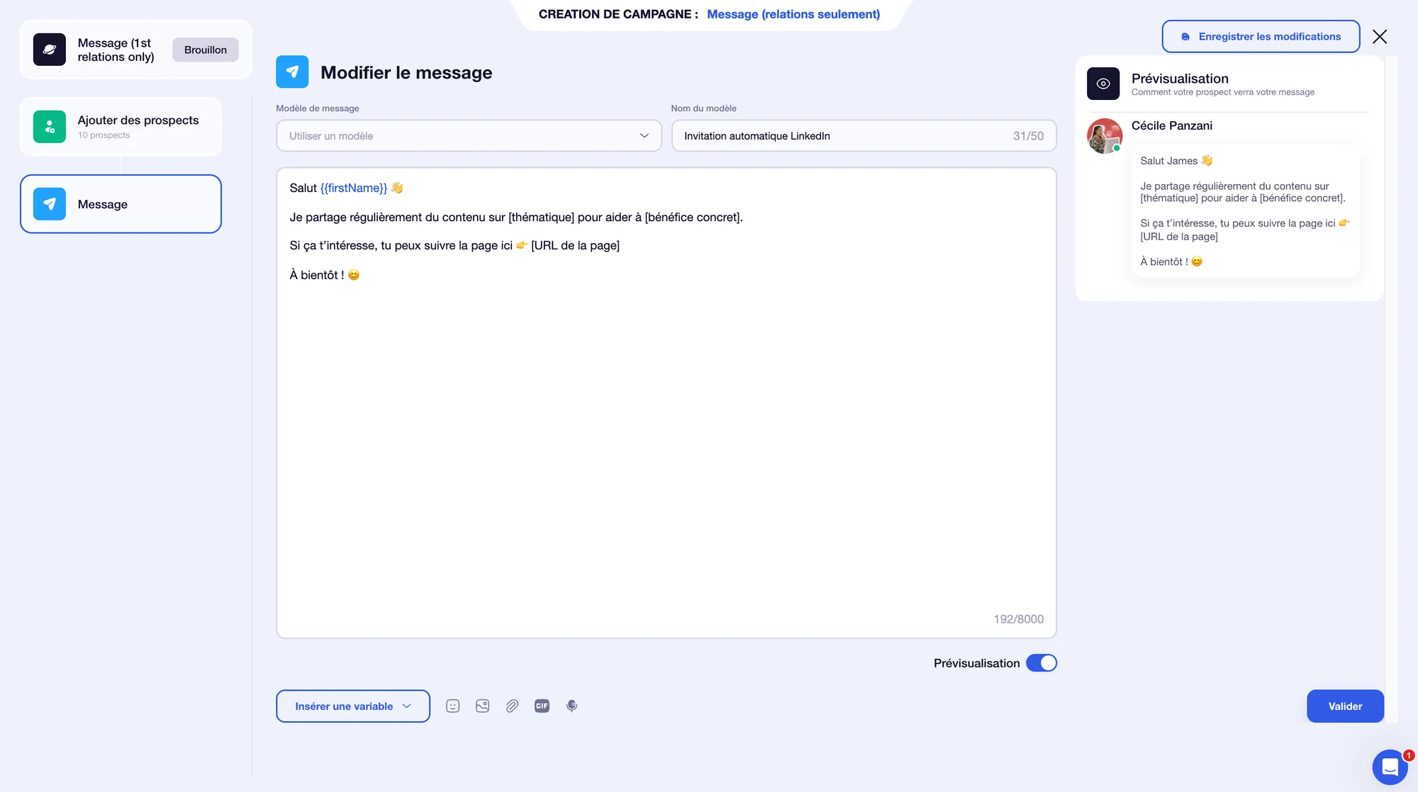 invitation LinkedIn automatique à une page entreprise LinkedIn