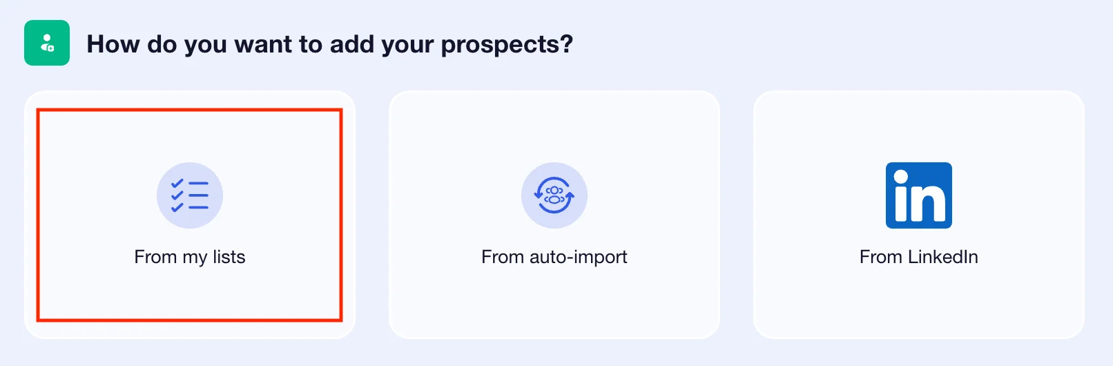 Automatic LinkedIn invitation - invitation campaign and import of LinkedIn prospects