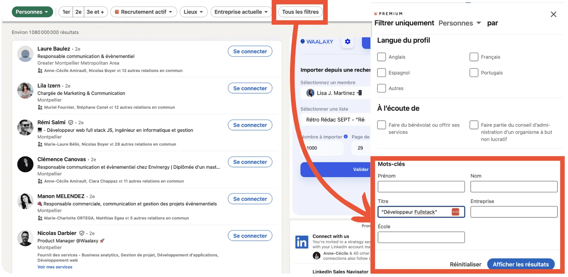 Targeting su LinkedIn