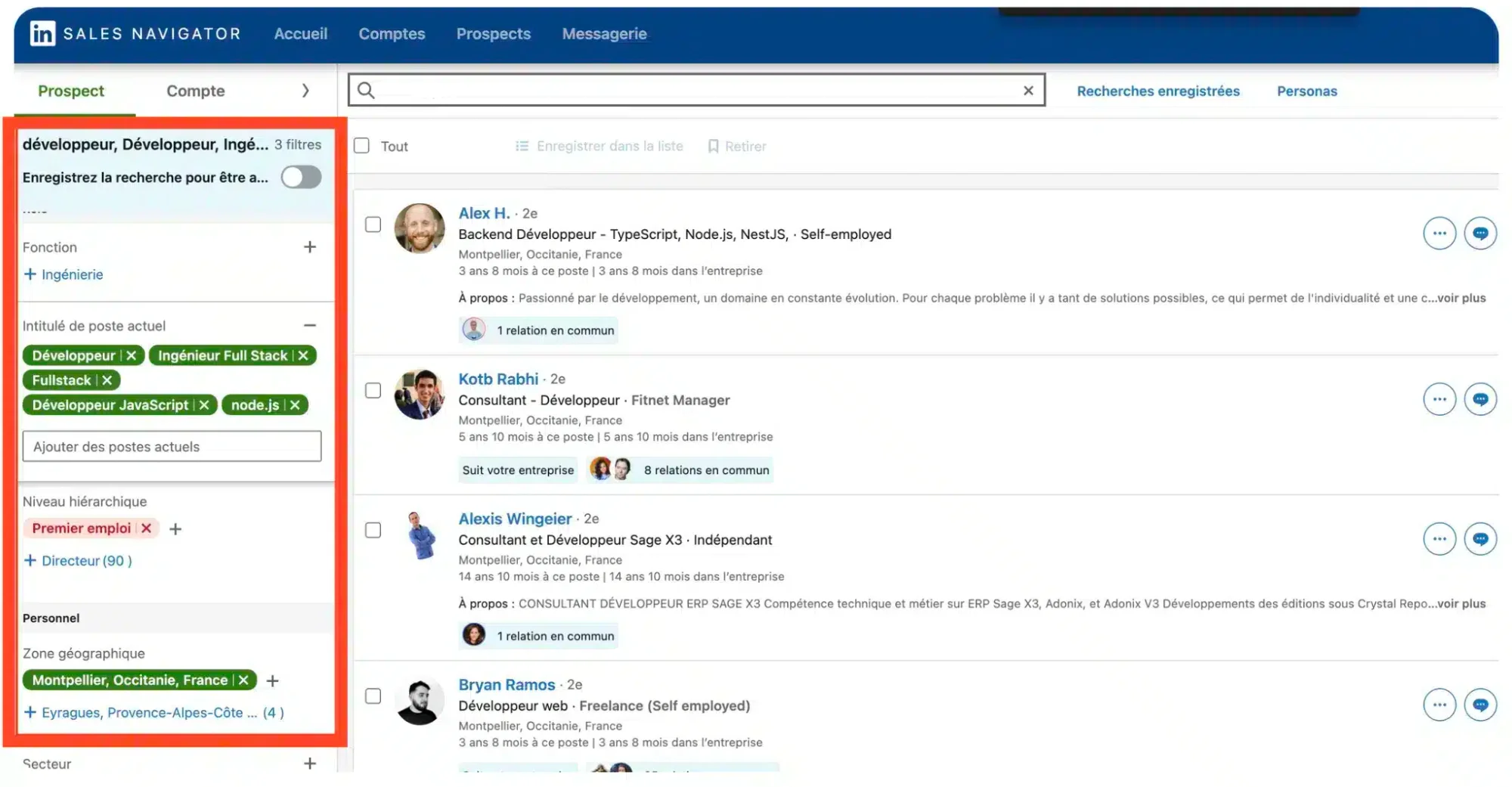 Segmentación en LinkedIn