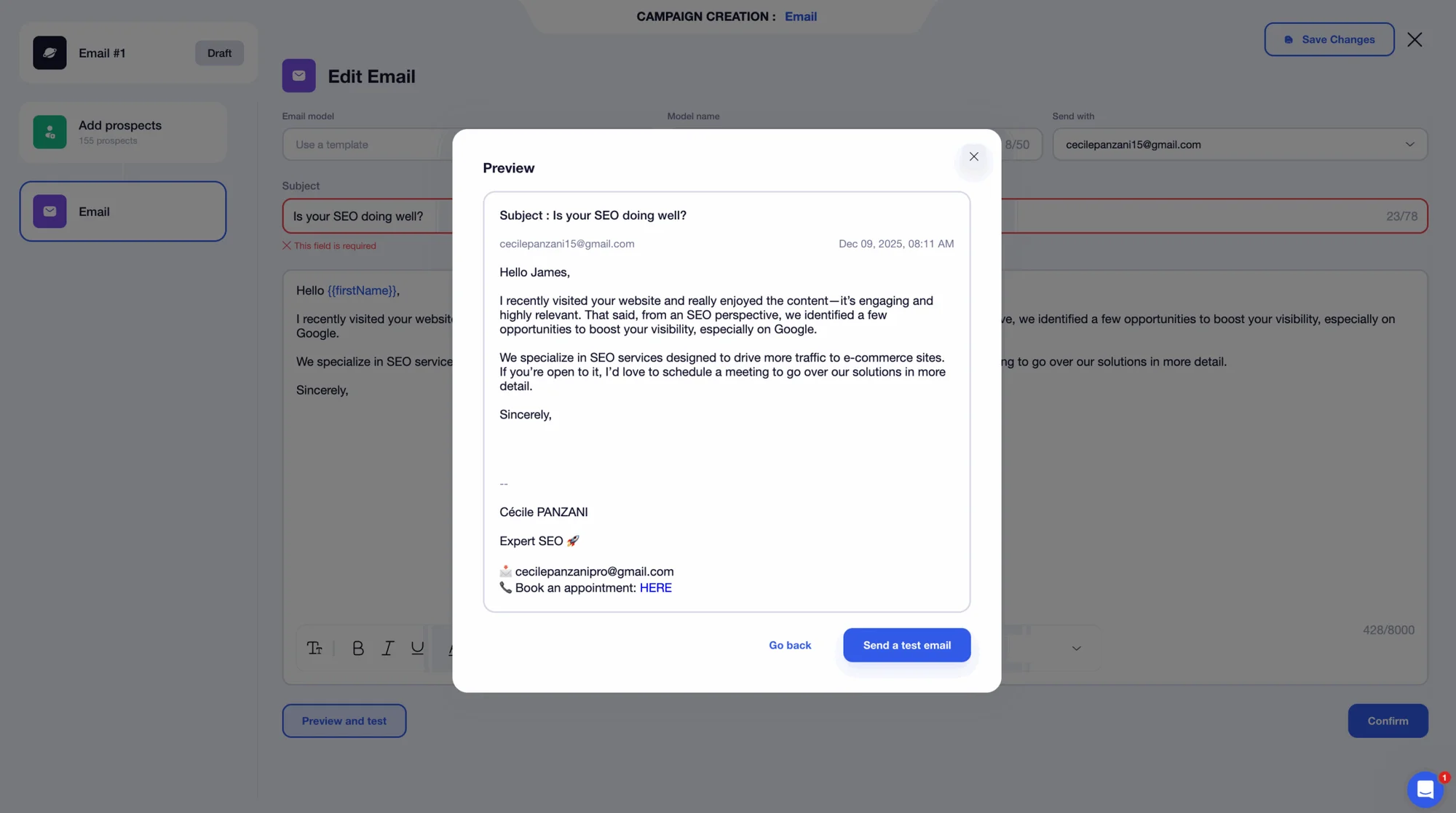email signature with waalayx