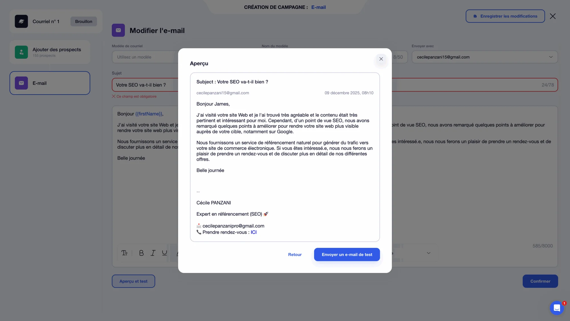 signature email avec waalaxy