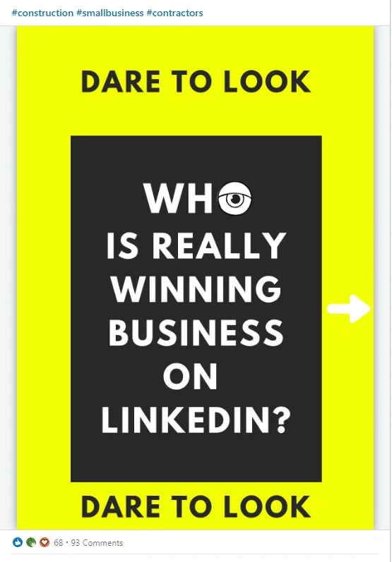 exemple de présentation linkedIn