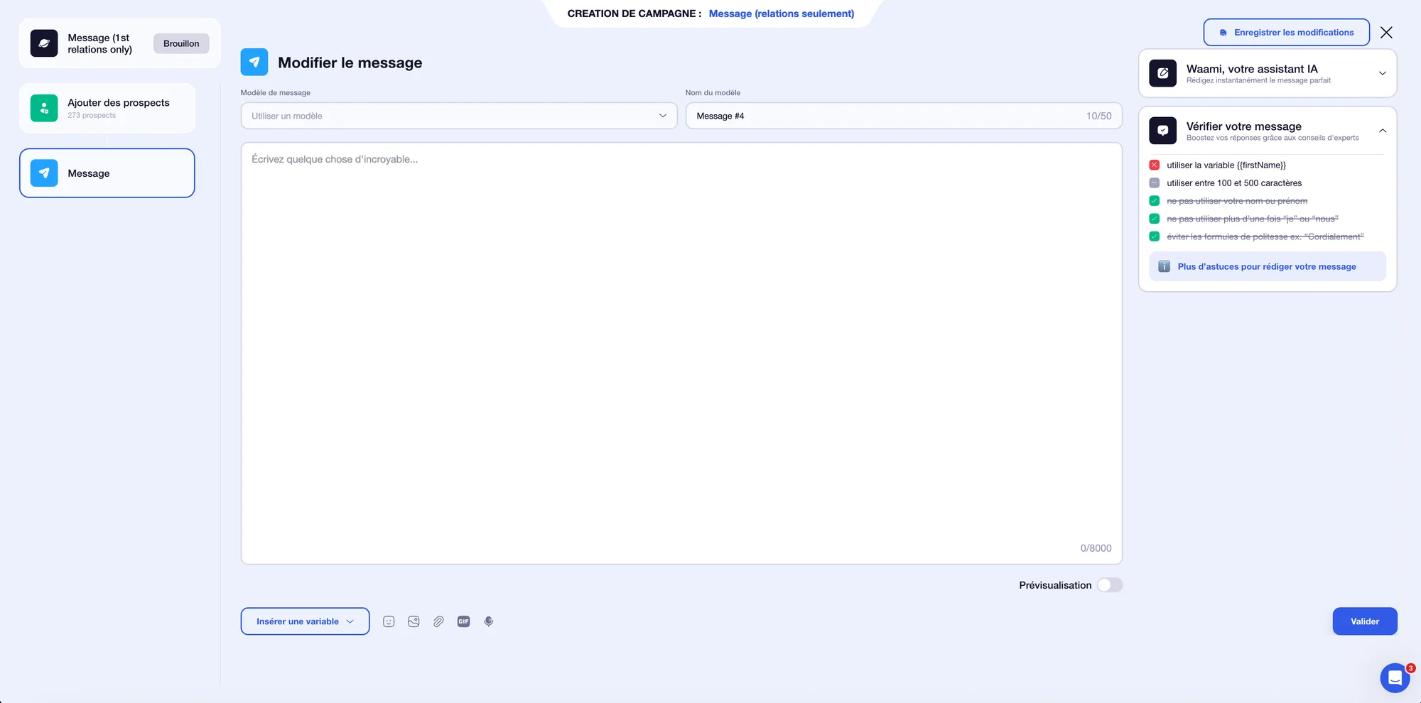Envoyer un cold message LinkedIn percutant