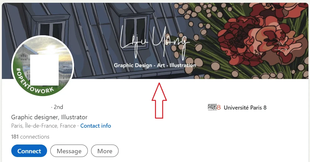 LinkedIn cover example