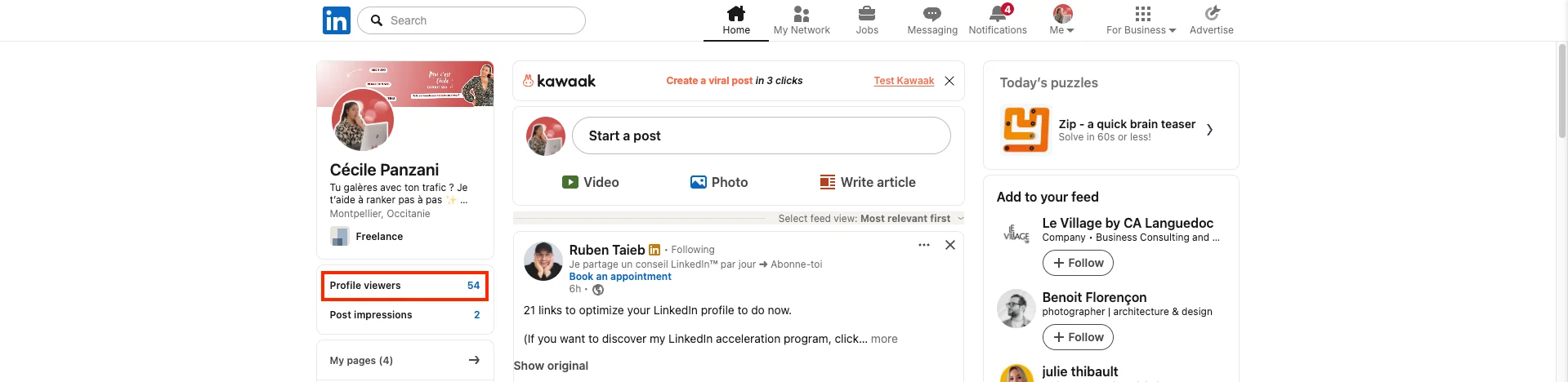 who viewed my linkedin profile