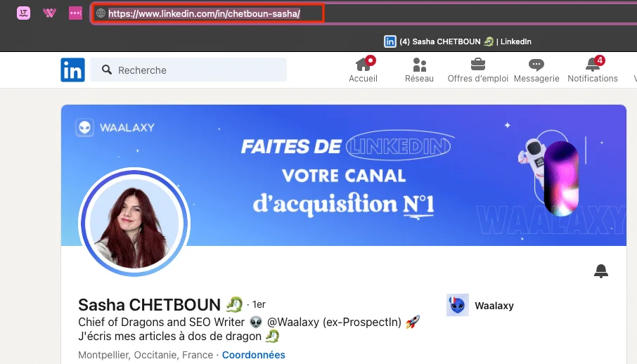 URL linkedIn