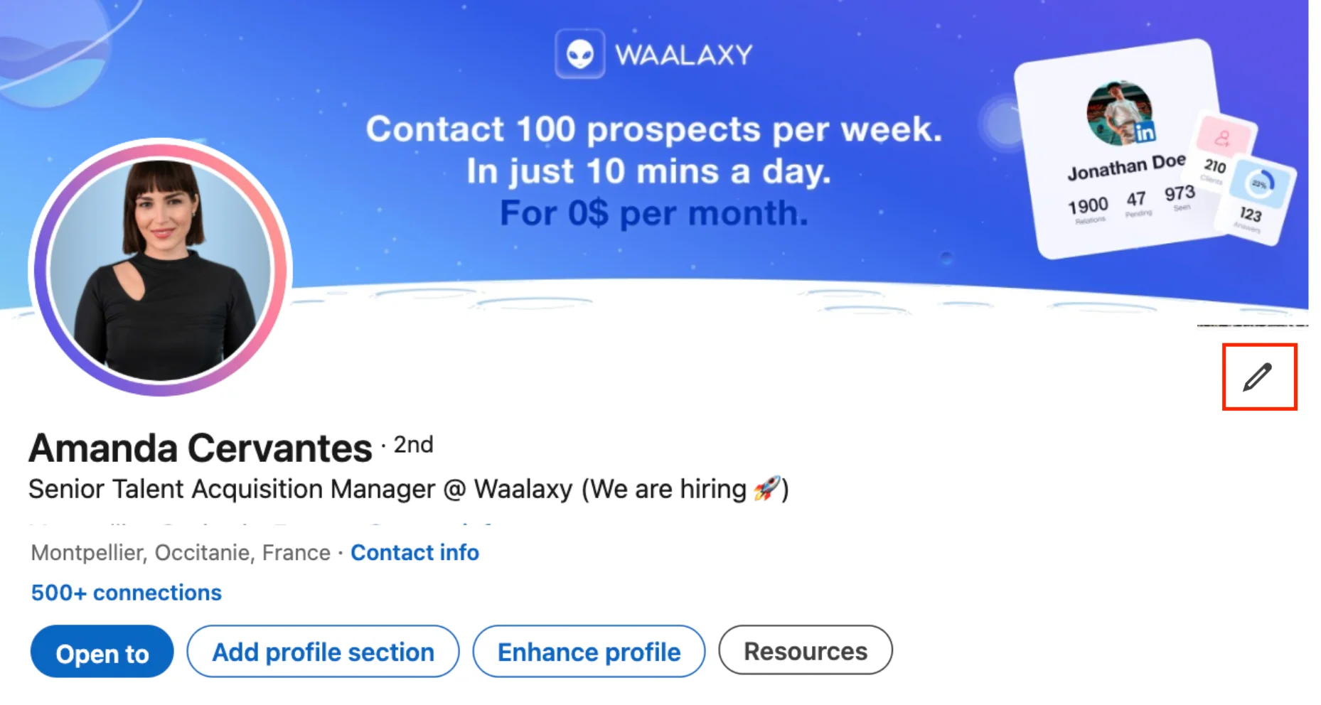 LinkedIn job title