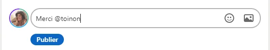 Interface Waalaxy composition message LinkedIn