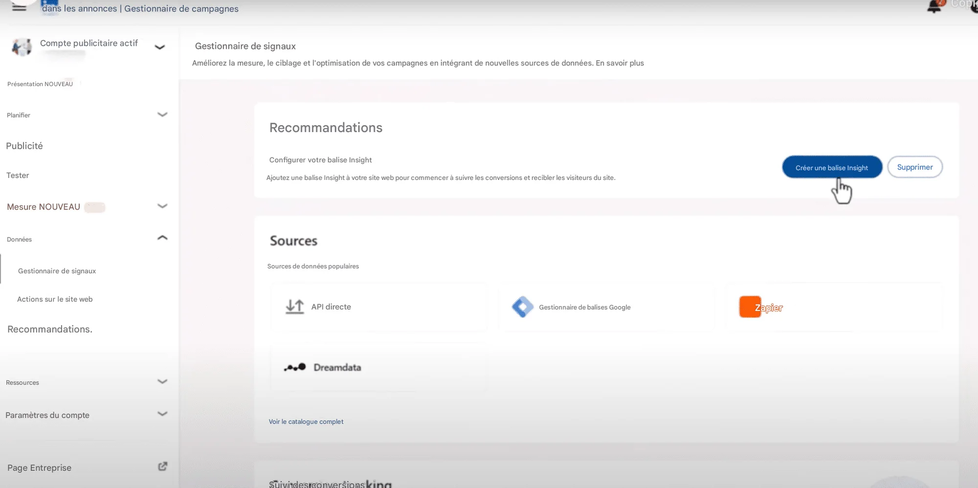 Suivi des conversions : Copier LinkedIn insight tag