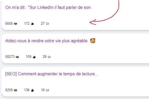 Capture écran commentaires LinkedIn Waalaxy