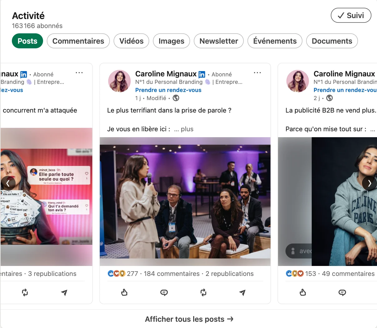 SSI LinkedIn : Échanger des informations