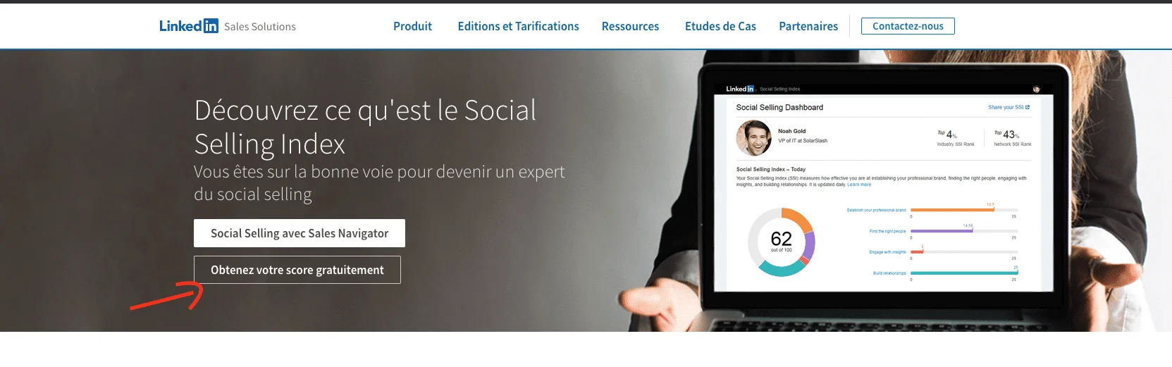 le social selling index linkedin